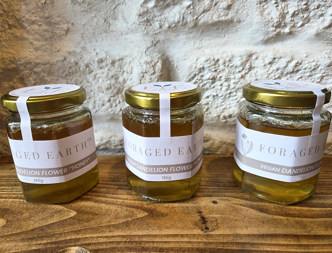 Vegan Dandelion Flower Honey